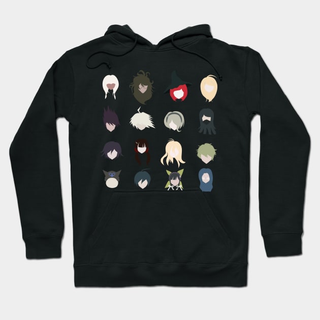 danganronpa v3 cast minimalistic Hoodie by katanaballs